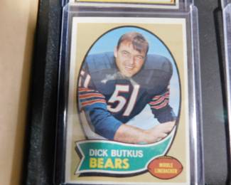 Dick Butkus Topps football card