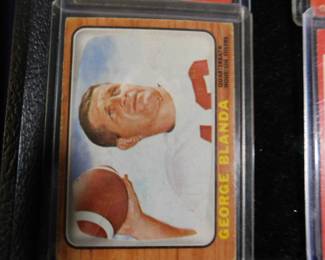 George Blanda football card