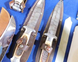 Vintage fixed blade knives