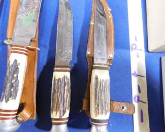 Vintage fixed blade knives