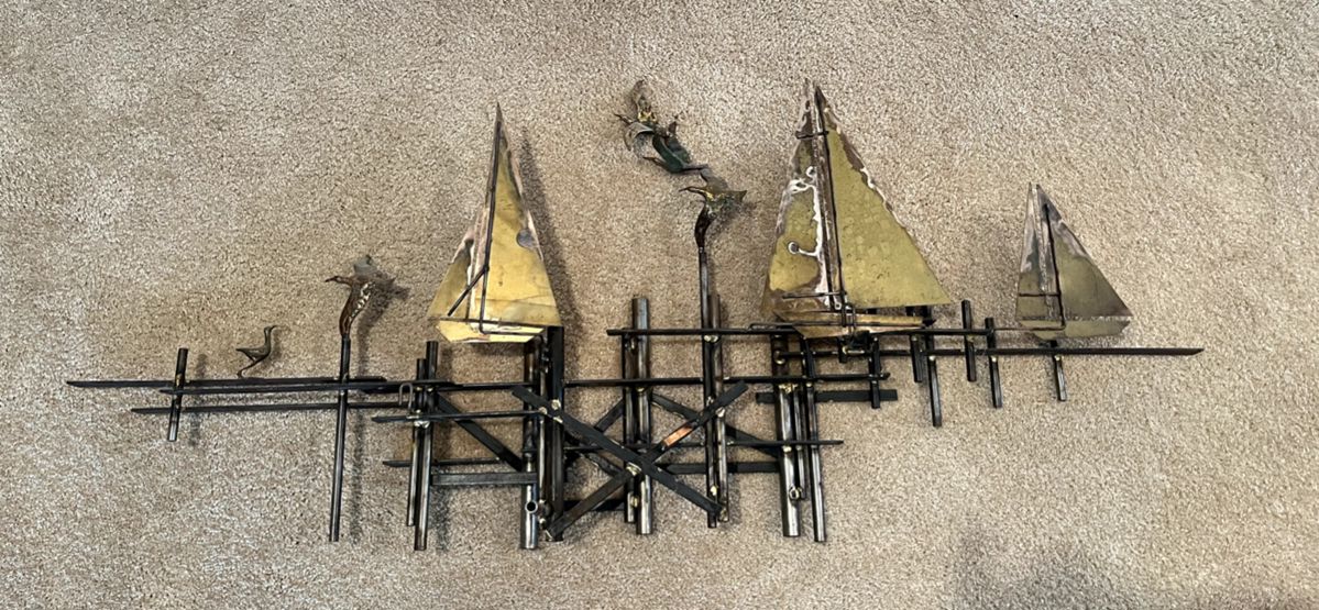 Vintage Metal Art (signed) Picture 1
Of 3