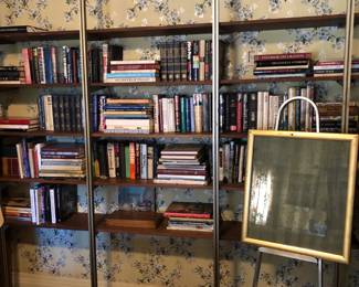 part of the Omni shelving and a modernist easel