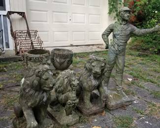 Good selection of well seasoned  garden items.