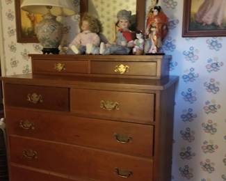 Handcrafted cherry chest.