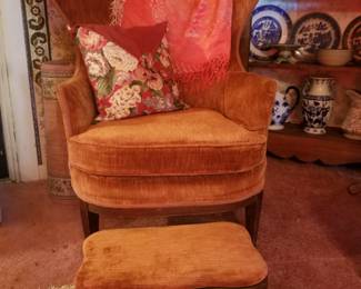Lovely barrel back chair. 