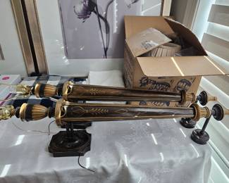 Wall lamps with matching table lamps