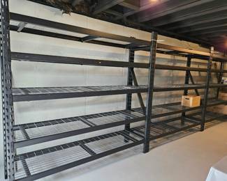 NSF 8 X 8 INDUSTRIAL WIRE GRID SHELVING