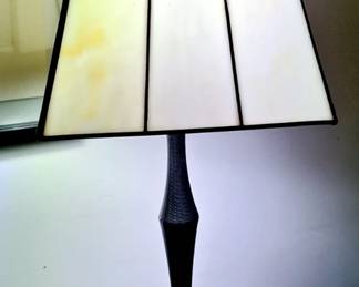 There are two of these beautiful mid-century modern type lamps!
