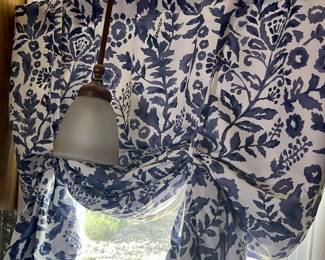 Roman tie up window curtain 