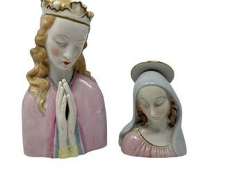 Lot 56  
Lot of 2 Mary Magdalene Figures