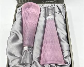 Lot 121  
Artland Crystal Candlestick Holder Set of 2