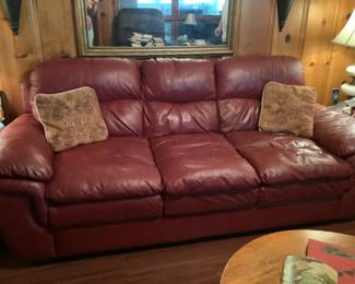 Leather sofa