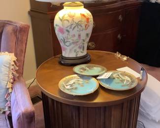 Mid-century drum table