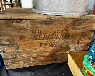 Advertising Wood Box