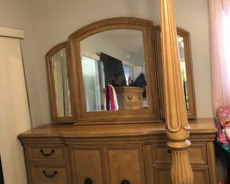 Dresser and mirror  $100