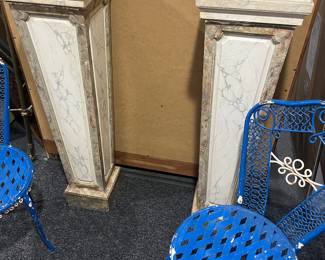 Marble Column Stands