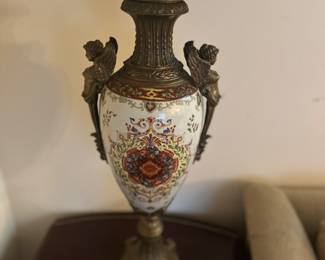 Antique Ceramic Bronze Vase