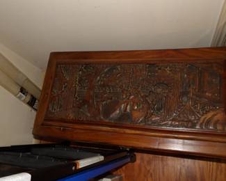 Carved chest