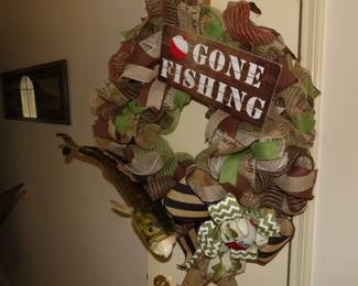 Fishing wreath