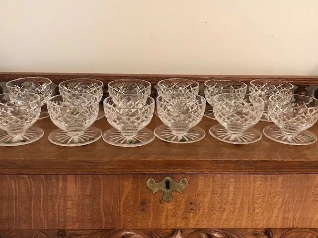 Waterford Ice Cream Dishes - Set of 12