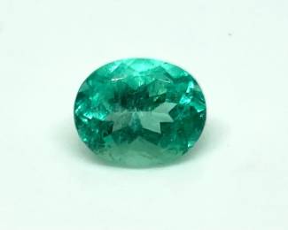  001 1.25ct Authentic Natural BGrade Loose Emerald  Jeweler Authorized 