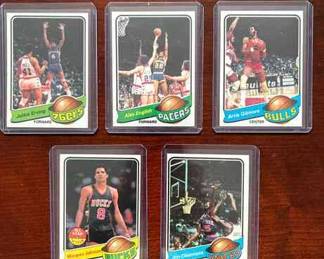 1979 Topps Basketball Cards with Dr. J. and Alex English