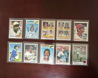 1970s Baseball Cards Including Rookies