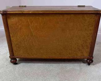 Antique Chest With Birdseye Maple Front 