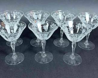 Cambridge Crystal Wine Glasses