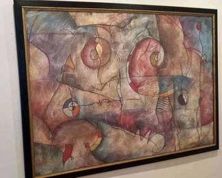 Framed Abstract Print 