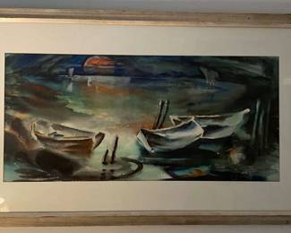 Framed Watercolor By Gillespie