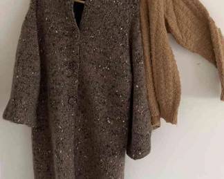 Hand Knit, Sweater, Coat, And Pull Over Sweater