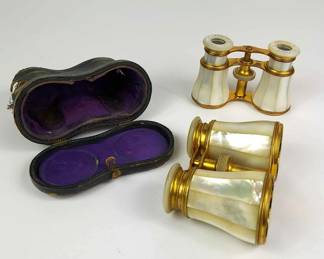 Le Maire Mother Of Pearl Opera Glasses Set