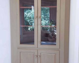 Painted Corner Cupboard