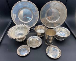 Sterling Plates, Bowls, And More