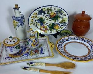 Variety Of Italian Tableware