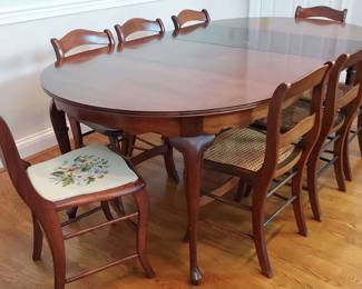 Vintage Dining Set with Leaf Inserts