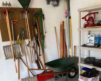 Wheel Barrel, Toro Blower, And More
