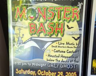 Advertisement Posters Including 2005 Monster Bash, Roller Derby Charity Bouts, Kansas City Society Of Burlesque, And More, All Are 17.5" x 11.5", Total Qty 5