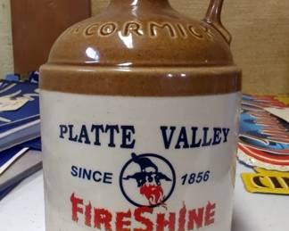 McCormick Platte Valley Fire Shine Bottle With Lid, 7"
