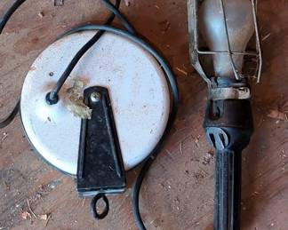 Treble Lights, Unknown Cord Length's, Qty 2, One Has Retractable Cord