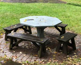 Garden Table & Benches