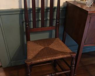 Antique Rush Seat Chair