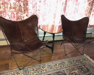 Pair of Vintage Mid Century Modern Butterfly Chairs