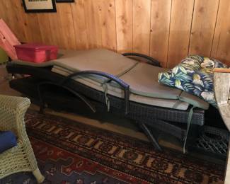 Newer Wicker Chaise Lounge Chairs