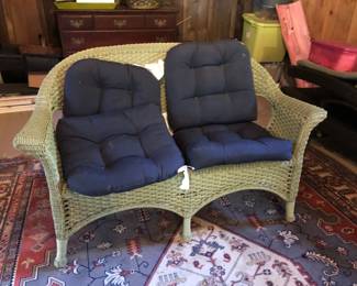 Wicker Love Seat