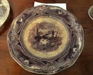 Very Old Mulberry Transferware Plate