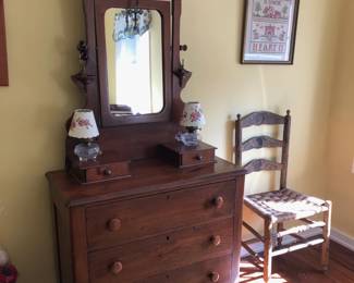 Antique Dresser w/ Mirror
