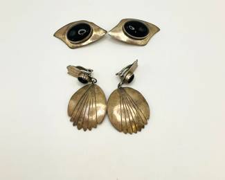 Silver Clip On Earrings