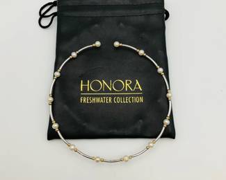 Honora Freshwater Pearl Torque Collar Necklace
